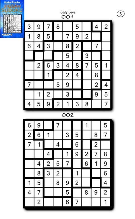 Jigsaw Sudoku Printable