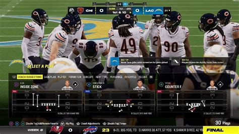 Madden Nfl Bears Vs Chargers Week Ps Youtube