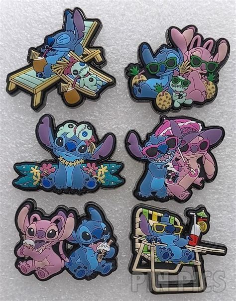 PP174928 Loungefly Stitch And Angel Vacation Set Free D Mystery Hot Topic PinPics