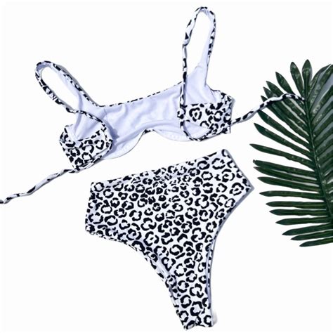 BIQUINI ALICE ONÇA BRANCA HOT S CÓS Kariocas