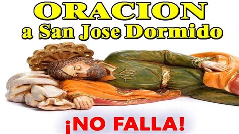 San Jos Dormido Oraci N Para Que Dios Se Presente En Tus Sue Os Youtube