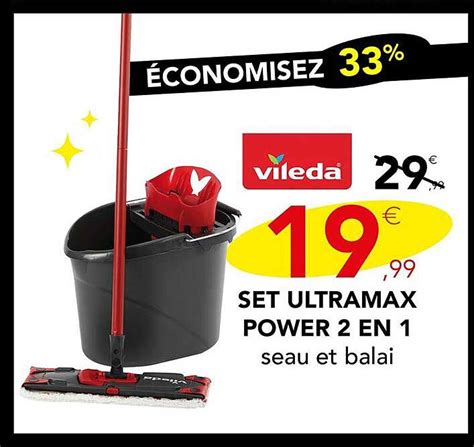 Promo Set Ultramax Power En Vileda Chez Stokomani Icatalogue Fr