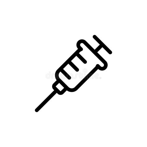 Illustration Vector Graphic Of Syringe Icon Template Stock Vector