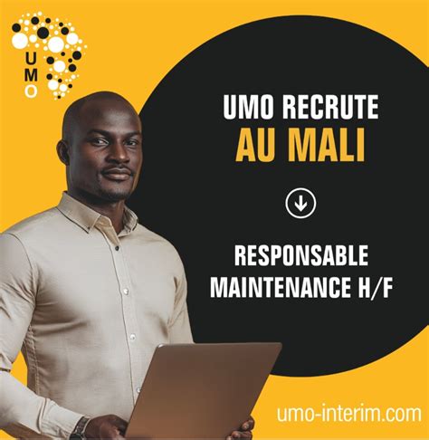 UMO RECRUTE RESPONSABLE MAINTENANCE H F Y A Bara Offres D Emplois