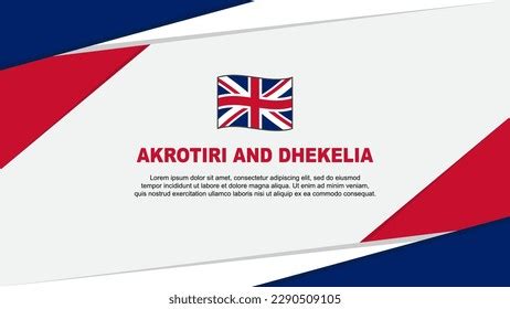 Akrotiri Dhekelia Flag Abstract Background Design Stock Vector (Royalty ...