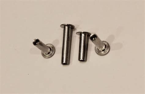 Oval Semi Tubular Rivets Steel Semi Tubular Rivets Kd Fasteners Inc