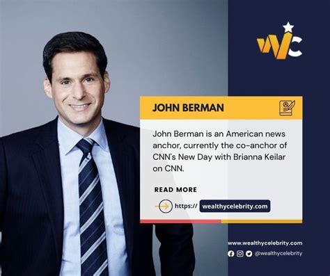 John Berman Bio, Age, Height, Wife, CNN | Cnn news, News anchor, Cnn