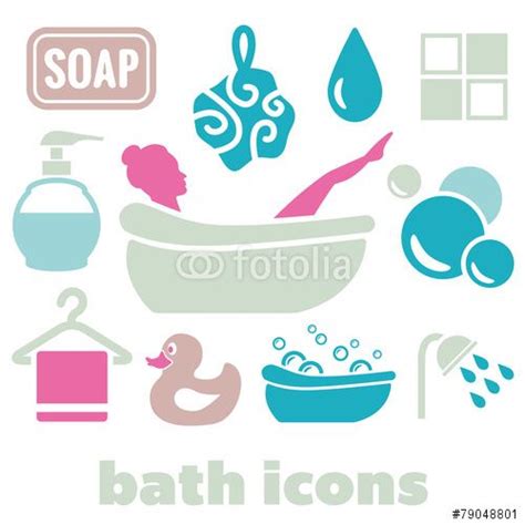 Bath Icons Fichier Vectoriel Libre De Droits Sur La Banque D Images