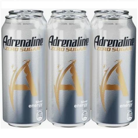 Напиток энергетический Adrenaline Rush Zero Без сахара 0,449л X6 ...