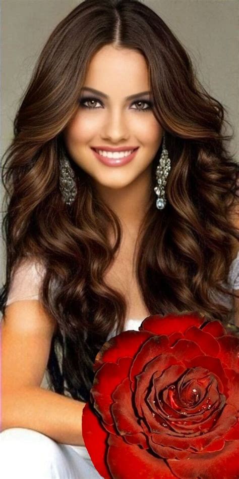 We Heart It Beautiful Hair Brunette Beauty Beautiful Women Faces