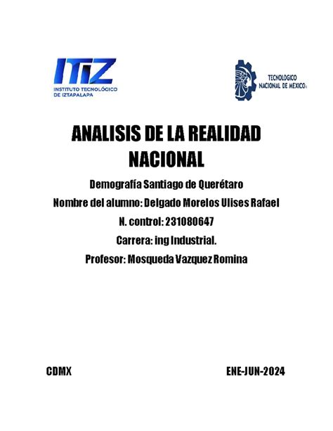 Analisis De La Realidad Nacional Matemáticas Iii Analisis De La