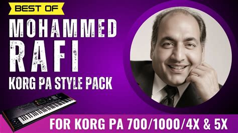 Korg Pa Indian Style Best Of Mohmmed Rafi For Korg Pa X