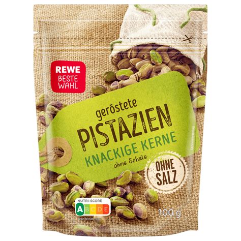 REWE Beste Wahl geröstete Pistazien ohne Schale 100g bei REWE online