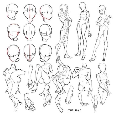 Referencia De Poses De Dibujo