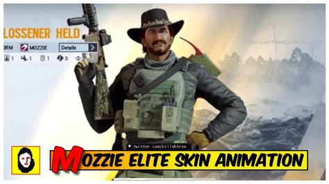 New Mozzie Elite Skin Mvp Animation Leaked 🔥 Rainbow Six Siege Youtube