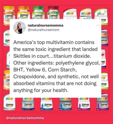 Toxic Multi-Vitamins Common Amongst Top Brands - Hometown Family ...