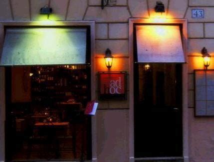 Ad Hoc Restaurant in Rome, Lazio, Italy | Italian Restaurant | Full Details