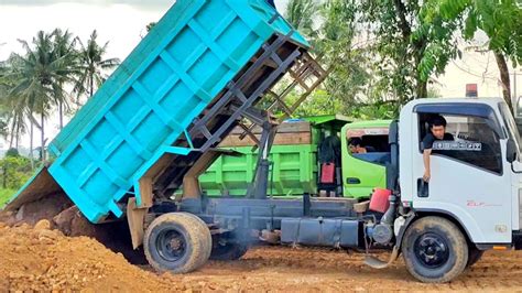 Mobil Dump Truk Jomplang Muatan Tanah Timbunan YouTube