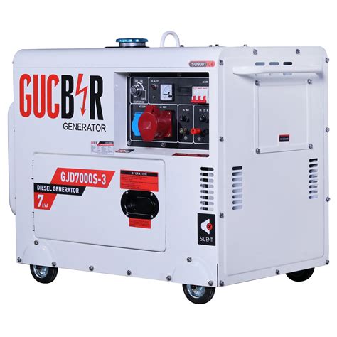Standby 7 Kva Prime 6 Kva 7 Kw Portable Diesel Silent Canopy Three ...