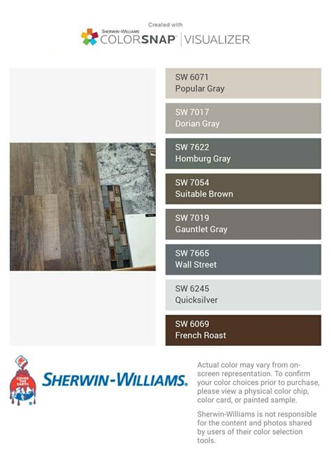 I Just Created This Color Palette With The Sherwin Williams Colorsnap