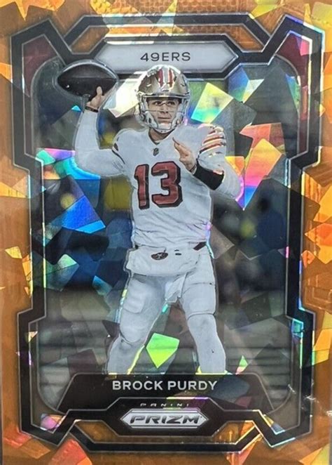 Brock Purdy 2023 Prizm 266 Orange Ice Price Guide Sports Card Investor