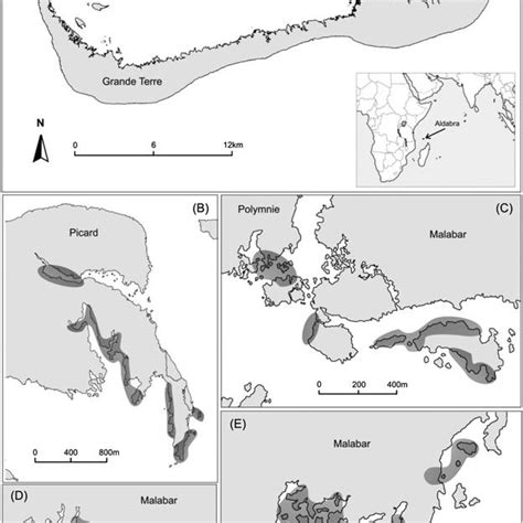 A Location Of Aldabra Atoll In The Indian Ocean Inset With