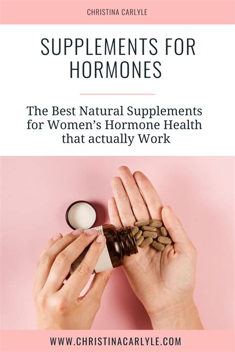 Best Hormone Supplements Christina Carlyle