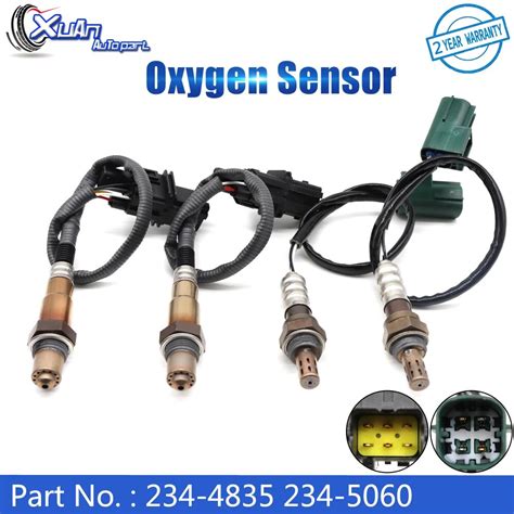 XUAN 4pcs 234 5060 234 4835 Air Fuel Ratio Lambda O2 Oxygen Sensor For