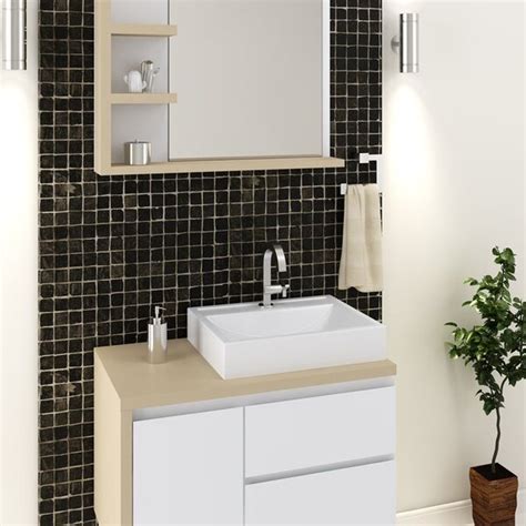 Conjunto De Banheiro Berton Marselha Cm Br Nude Leroy Merlin