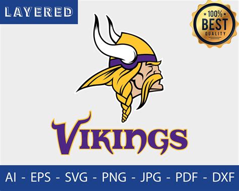 Minnesota Vikings Logo Svg Minnesota Vikings Cricut File Etsy