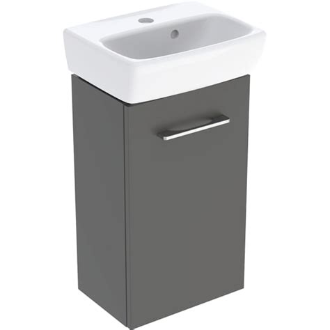 Geberit Selnova Square Set Of Handrinse Basins With Cabinet One Door