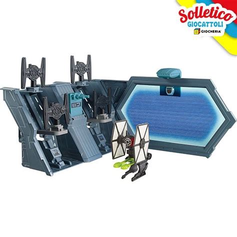 Star Wars Hot Wheels Base Galattica Tie Fighter Mattel Solletico Giocattoli