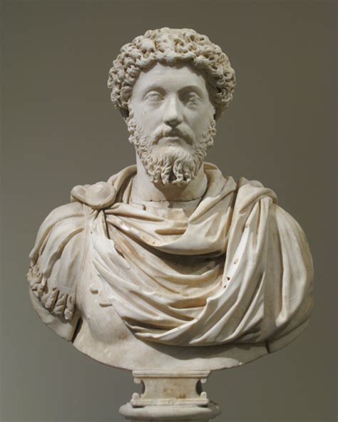 Bust Of Emperor Marcus Aurelius 161 180 AD SUNIPIX