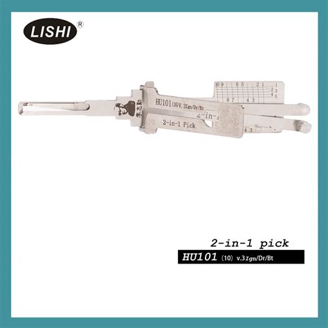 LISHI HU101 2-in-1 Auto Pick and Decoder for Ford, Jaguar Land Rover