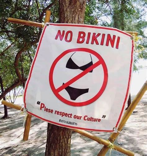 Tha Lande Le Port Du Bikini Interdit Sur Cinq Plages Free Dom