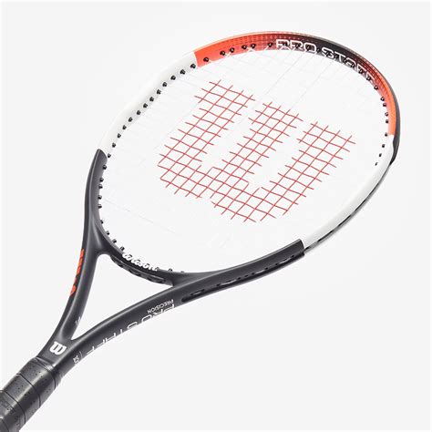 Wilson Pro Staff Precision 100 - Black/White/Red - Mens Rackets | Pro ...