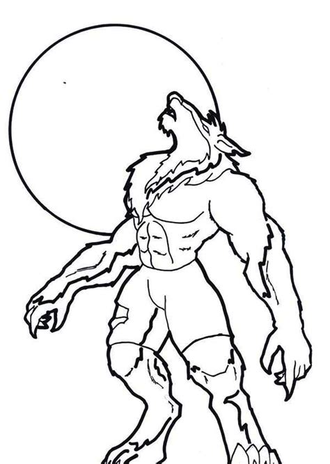 Werwolf Malvorlagen Coloringpagesonly