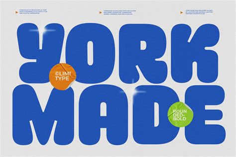 Yorkmade - Rounded Bold Font :: Behance