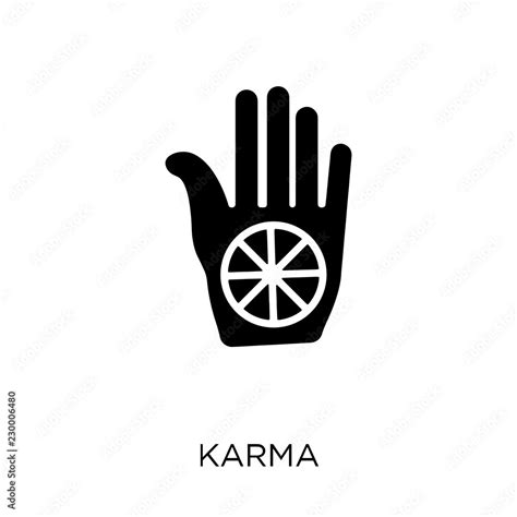 Karma icon. Karma symbol design from India collection. Stock Vector ...