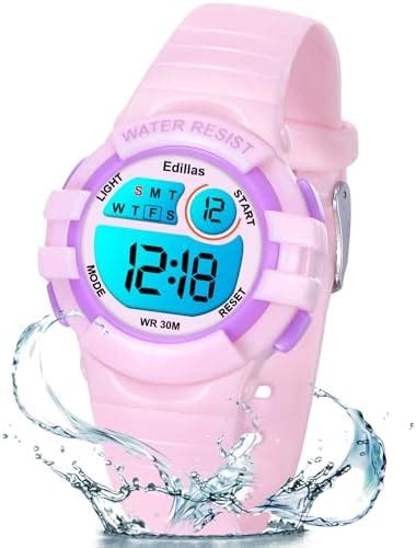 Edillas Montre Num Rique Pour Enfants Filles Et Gar Ons Couleurs Led