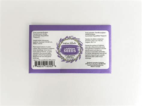 Lavender Seeds (Perennial) | Craft Alliance Atlantic Association