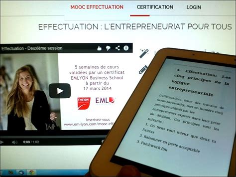 Effectuation Lentrepreneuriat Pour Tous Mooc Et Ebook Pissavy