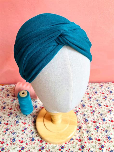 Foulards Chimio Oeko Tex En Bambou Paon Atelier Foudre Turbans