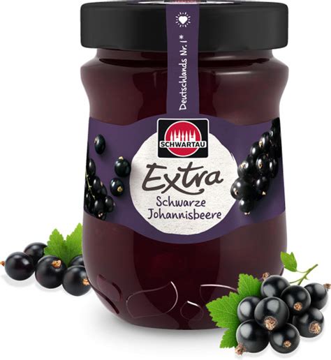 Джем «Черная смородина», черная смородина — Extra — Schwartau