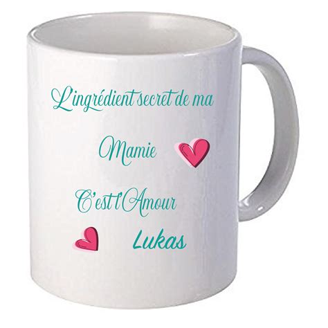 Mug Lingrédient Secret De Mamie Cest Lamaisonduprenom Fr L