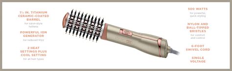 Amazon CONAIR INFINITIPRO Frizz Free 1 1 2 Inch Hot Air Brush Dryer Brush Beauty