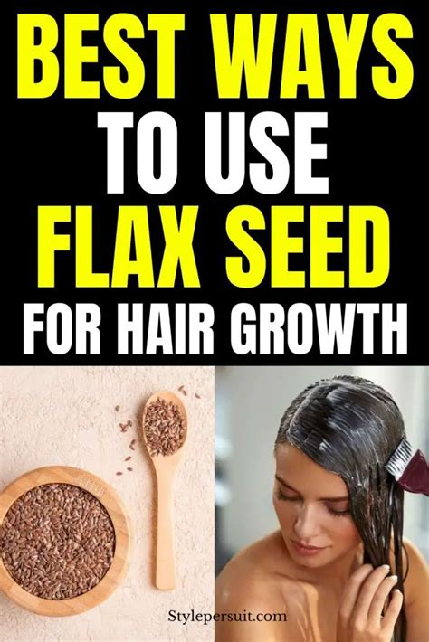 How To Use Flax Seeds For Hair Growth StylePersuit