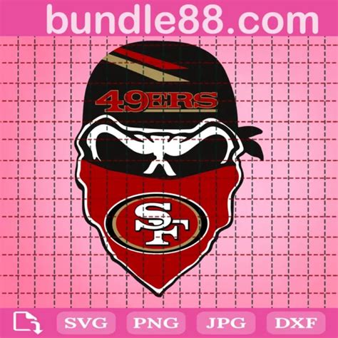 San Francisco 49Ers Skull Football Svg Files March 2024