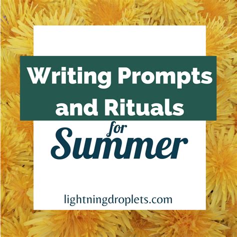 Writing Prompts And Rituals For A Magical Summer Solstice Lightning