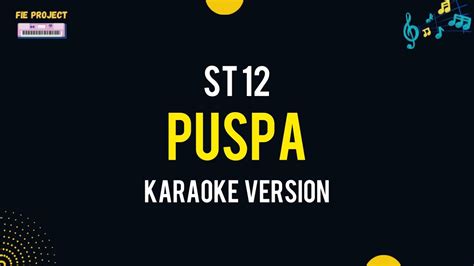 Puspa St Karaoke Version Youtube